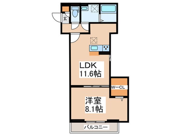 ハッピー プレイスの物件間取画像